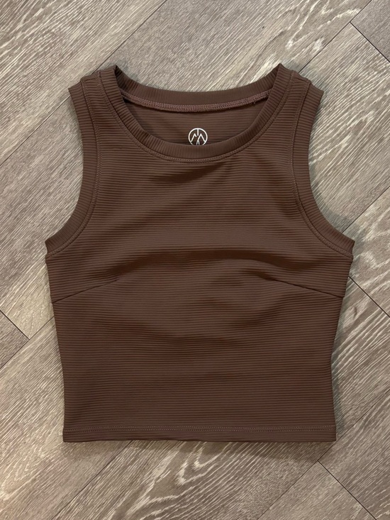 Move Theology Tops - Move Theology Ribbed Workout Crop Top